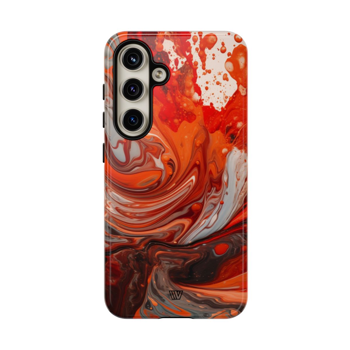 WHITE FIRE PAINT SWIRL | Tough Phone Case