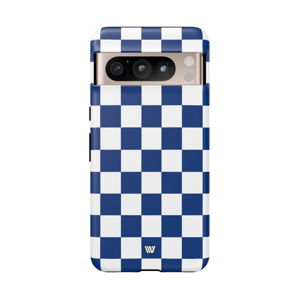 BLUE WHITE CHECKERBOARD | Tough Phone Case