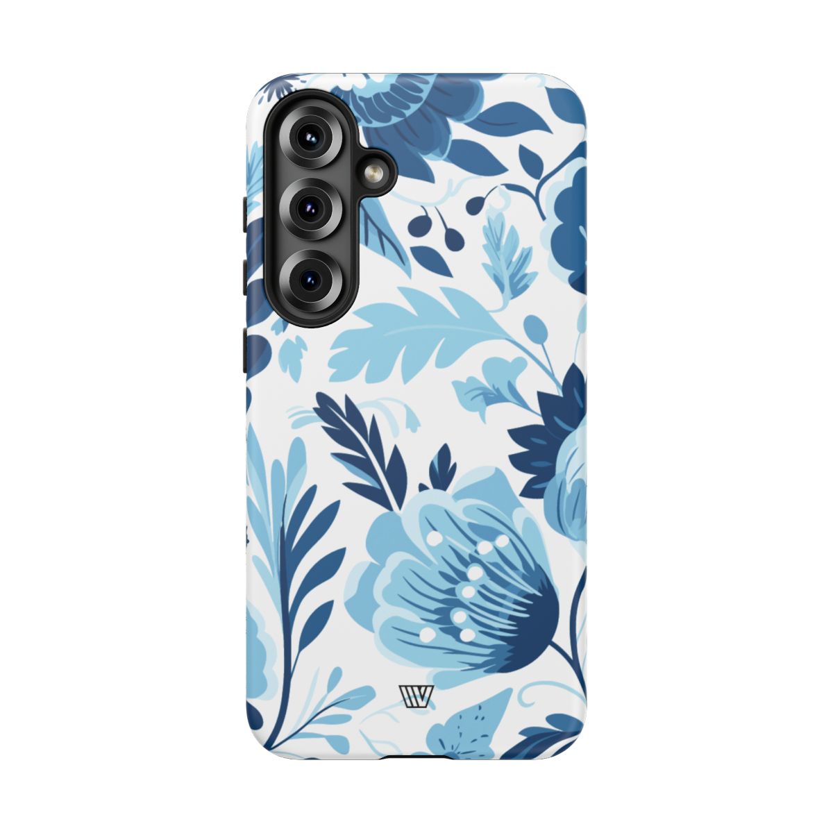 BLUE WHITE FLOWERS | Tough Phone Case