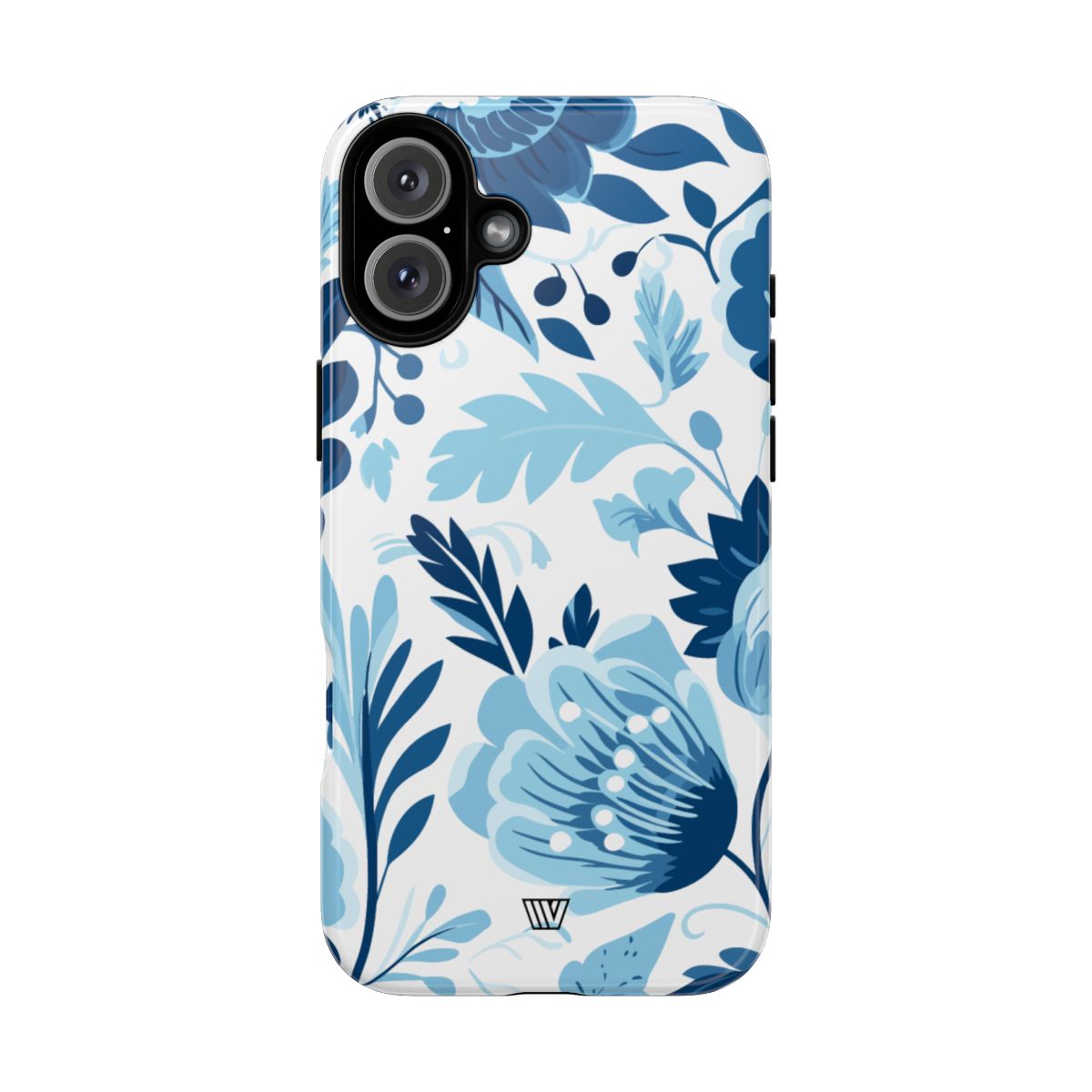 BLUE WHITE FLOWERS | Tough Phone Case
