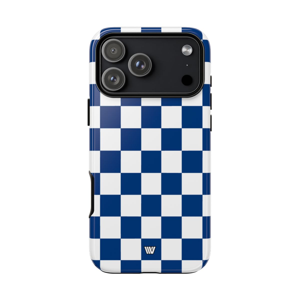 BLUE WHITE CHECKERBOARD | Tough Phone Case