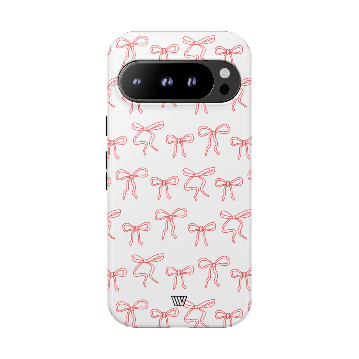 RED RIBBON CHARM | Tough Phone Case