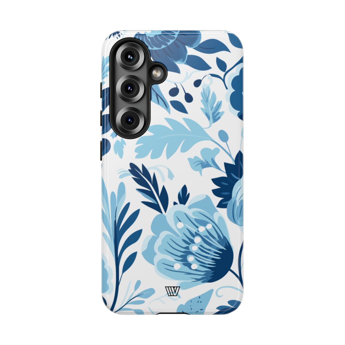 BLUE WHITE FLOWERS | Tough Phone Case