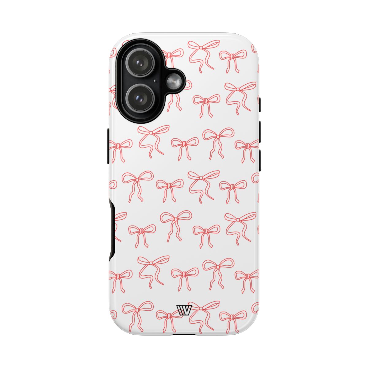 RED RIBBON CHARM | Tough Phone Case