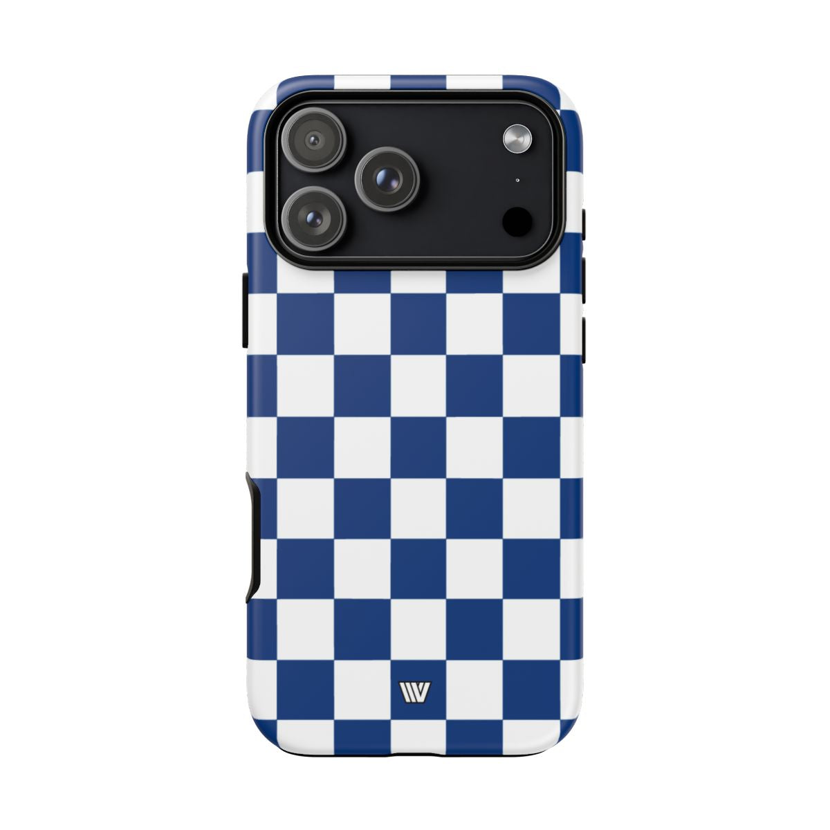 BLUE WHITE CHECKERBOARD | Tough Phone Case