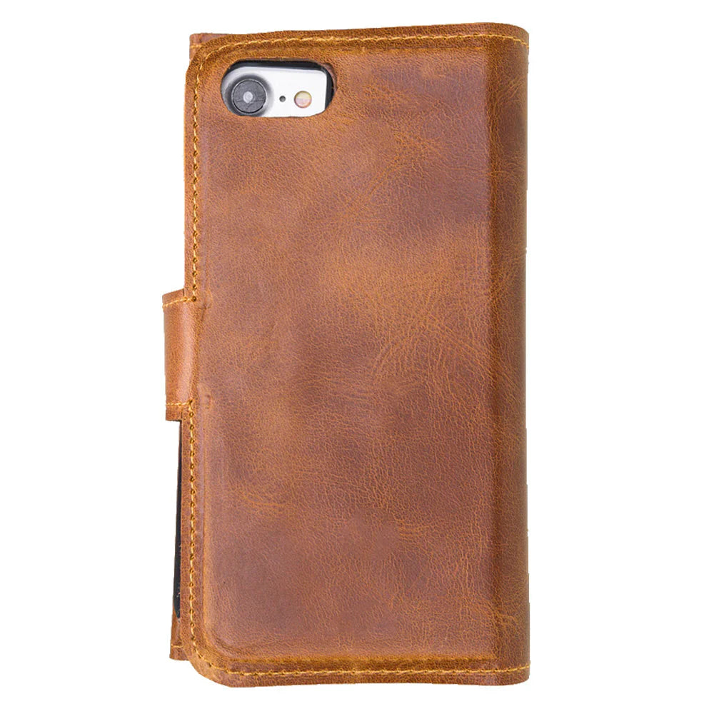 Santa iPhone SE / 8 / 7 Leather Detachable Wallet Case