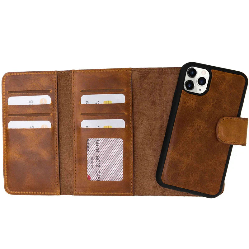 Santa iPhone 11 Pro Leather Detachable Wallet Case