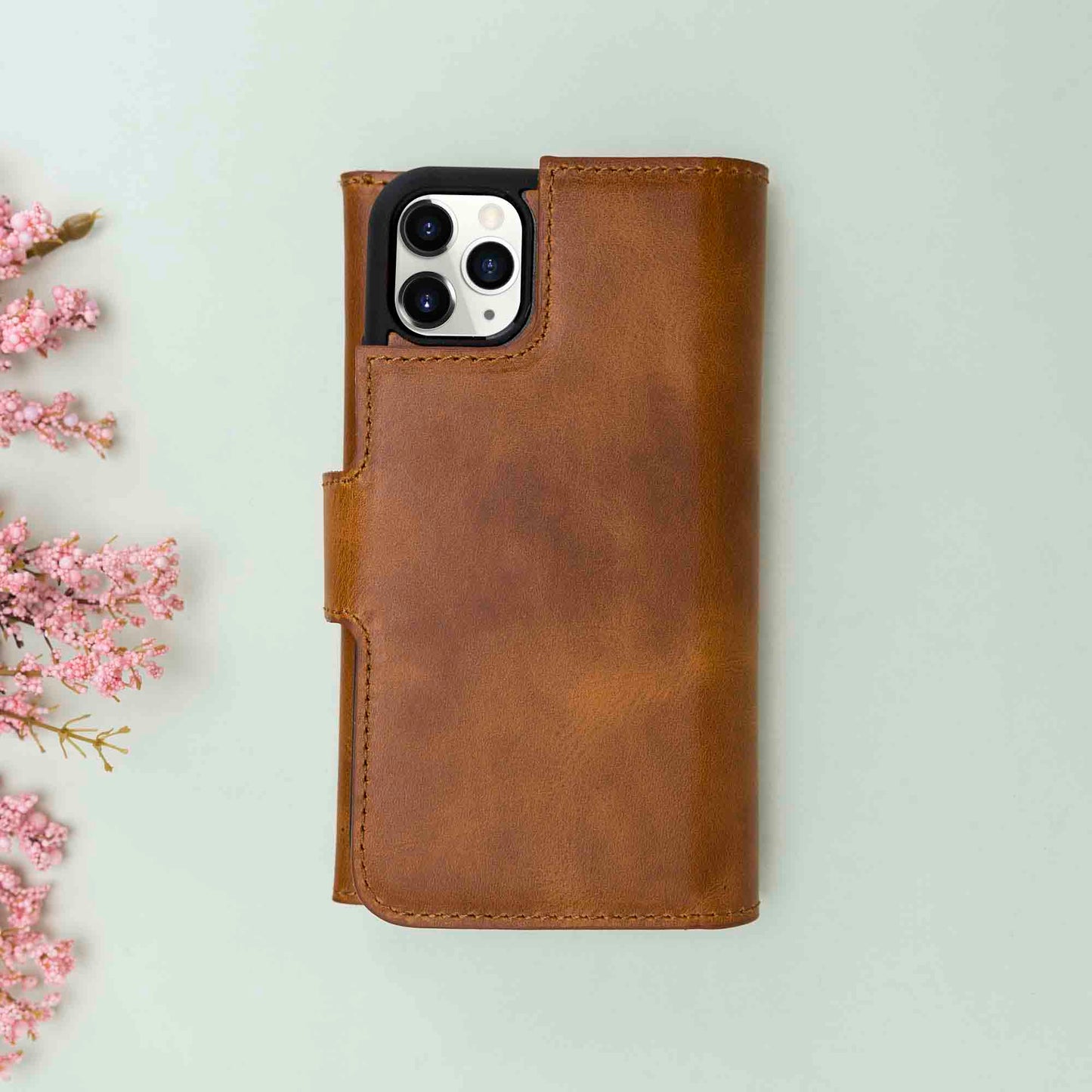 Santa iPhone 11 Pro Leather Detachable Wallet Case