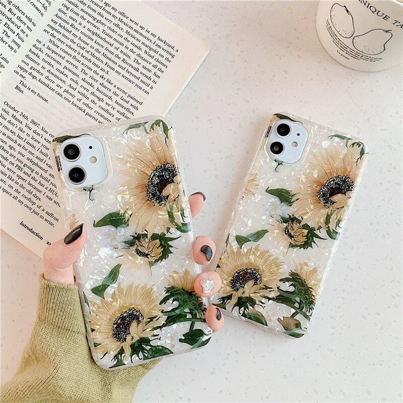 Sunflower Design iPhone Case