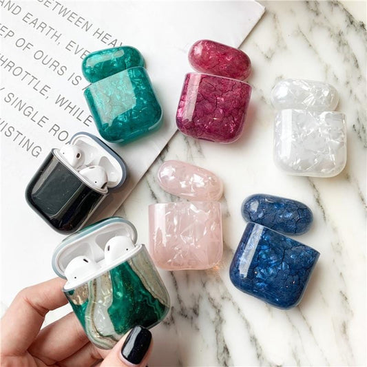 Fashion Luxury Marble Apple Airpods Case
