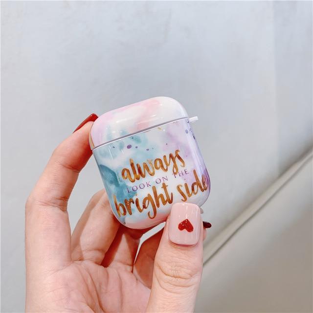 Fashion Luxury Marble Apple Airpods Case