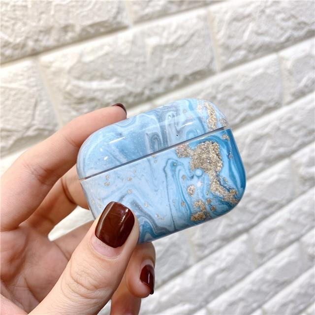 Fashion Luxury Marble Apple Airpods Case