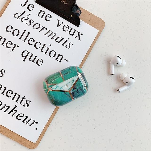 Fashion Luxury Marble Apple Airpods Case