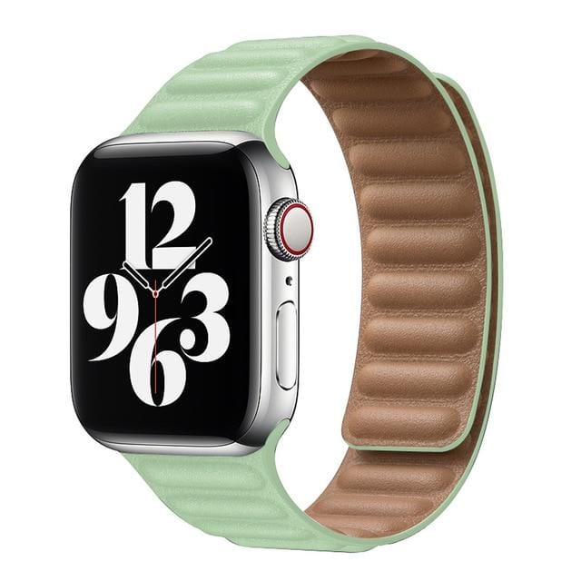 Leather Link Apple Watch Bands