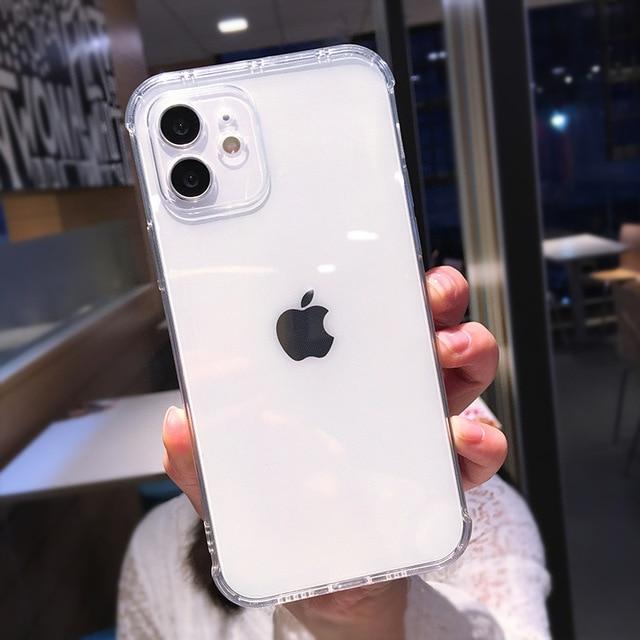 Transparent Camera Protection iPhone Case