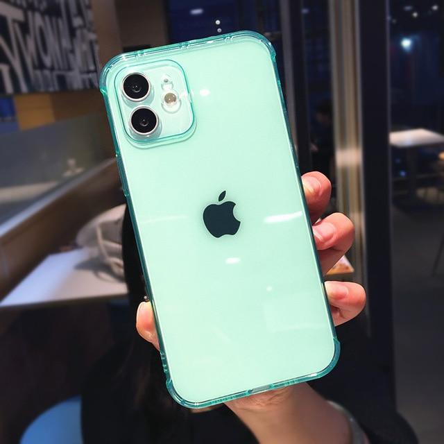 Transparent Camera Protection iPhone Case