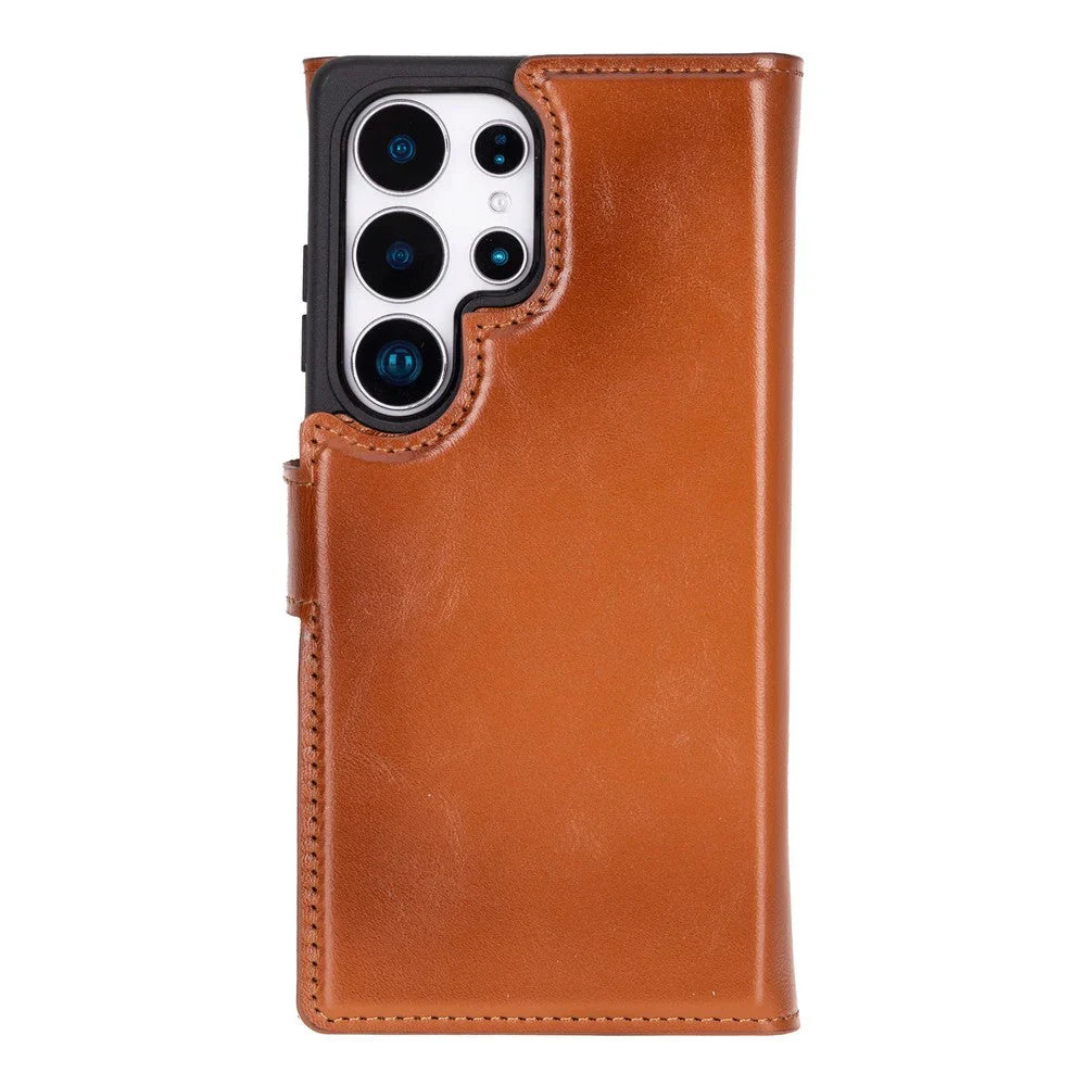 Santa Samsung Galaxy S25 Ultra Leather Detachable Wallet Case