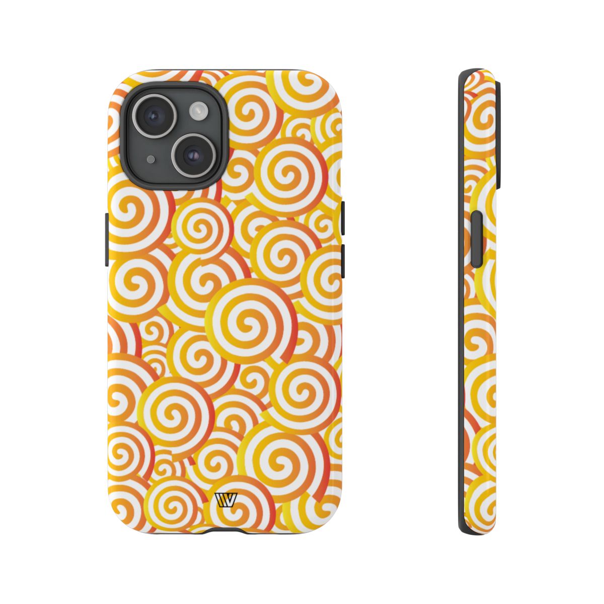 ABSTRACT SPIRAL ORANGE | Tough Phone Case