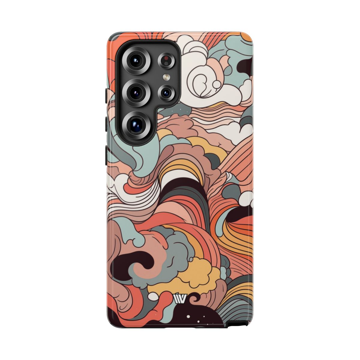 ABSTRACT DOODLE CLOUDS | Tough Phone Case
