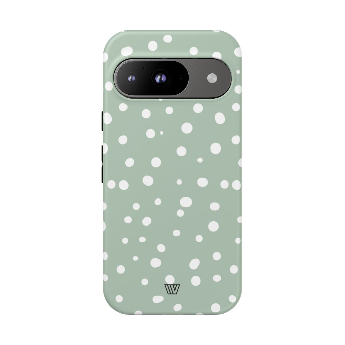 PASTEL GREEN DOTS | Tough Phone Case